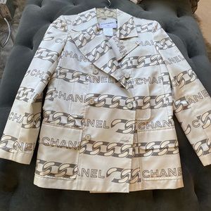 Chanel “raincoat” blazer size 36